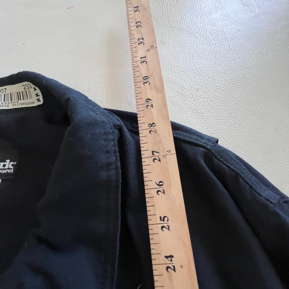Bulwark Bomber Jacket Men XL Navy JNJ8NV2 FR Nomex Workwear - Picture 6 of 11